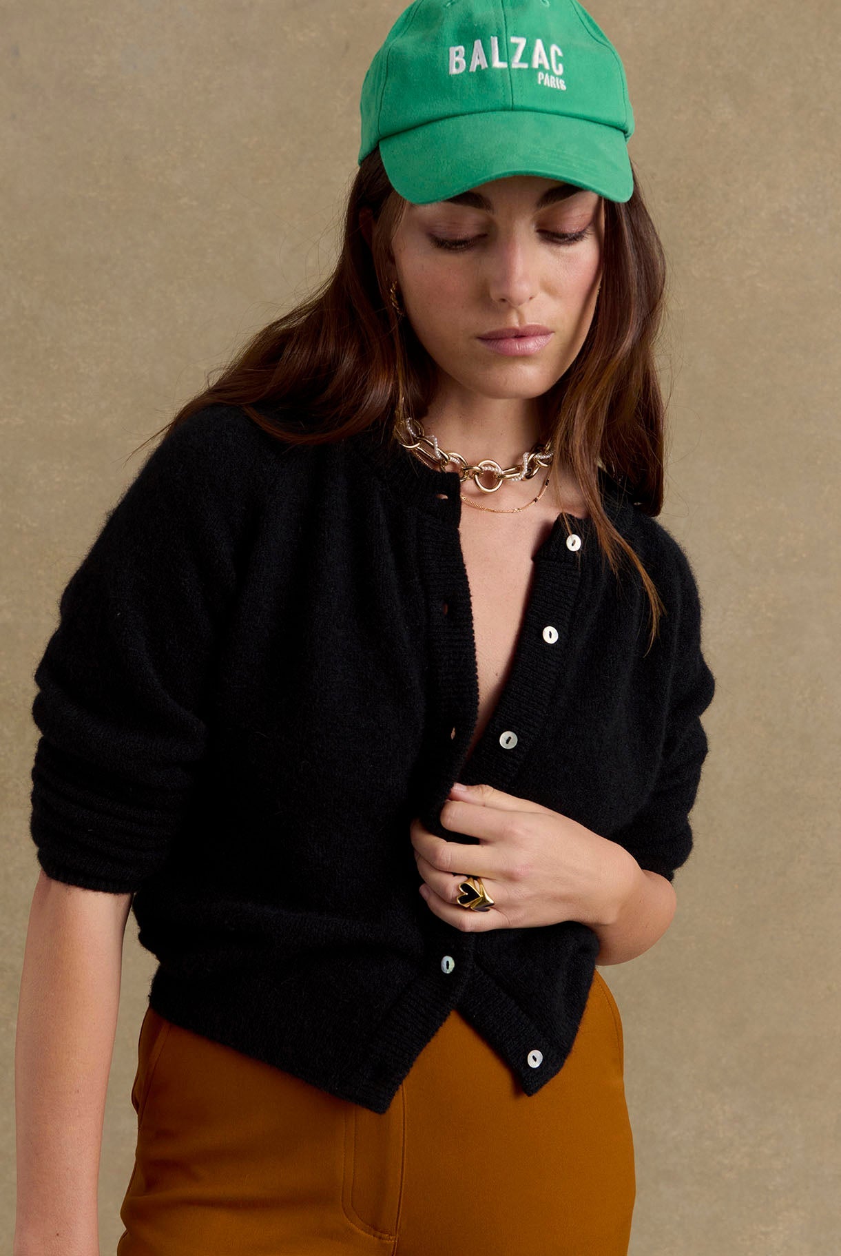 Black Come cardigan