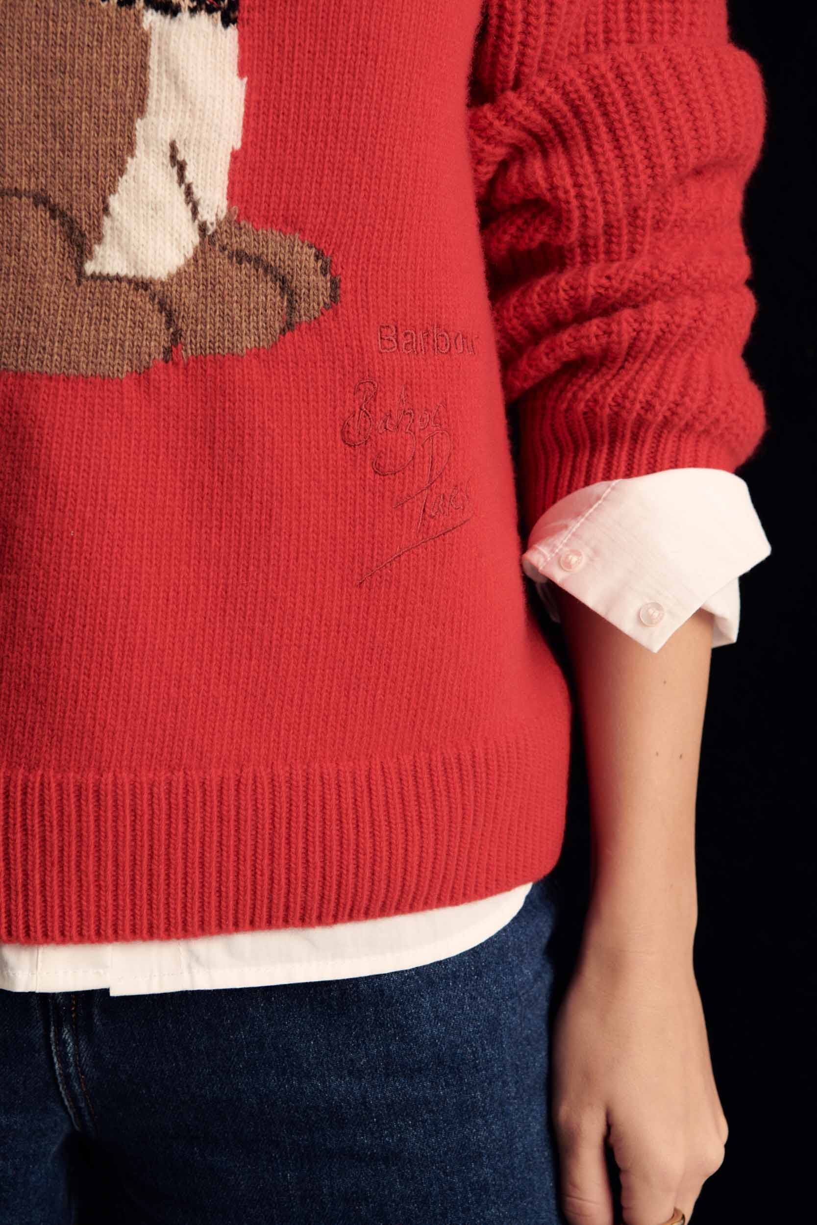 Barbour x BP Red Doug Sweater