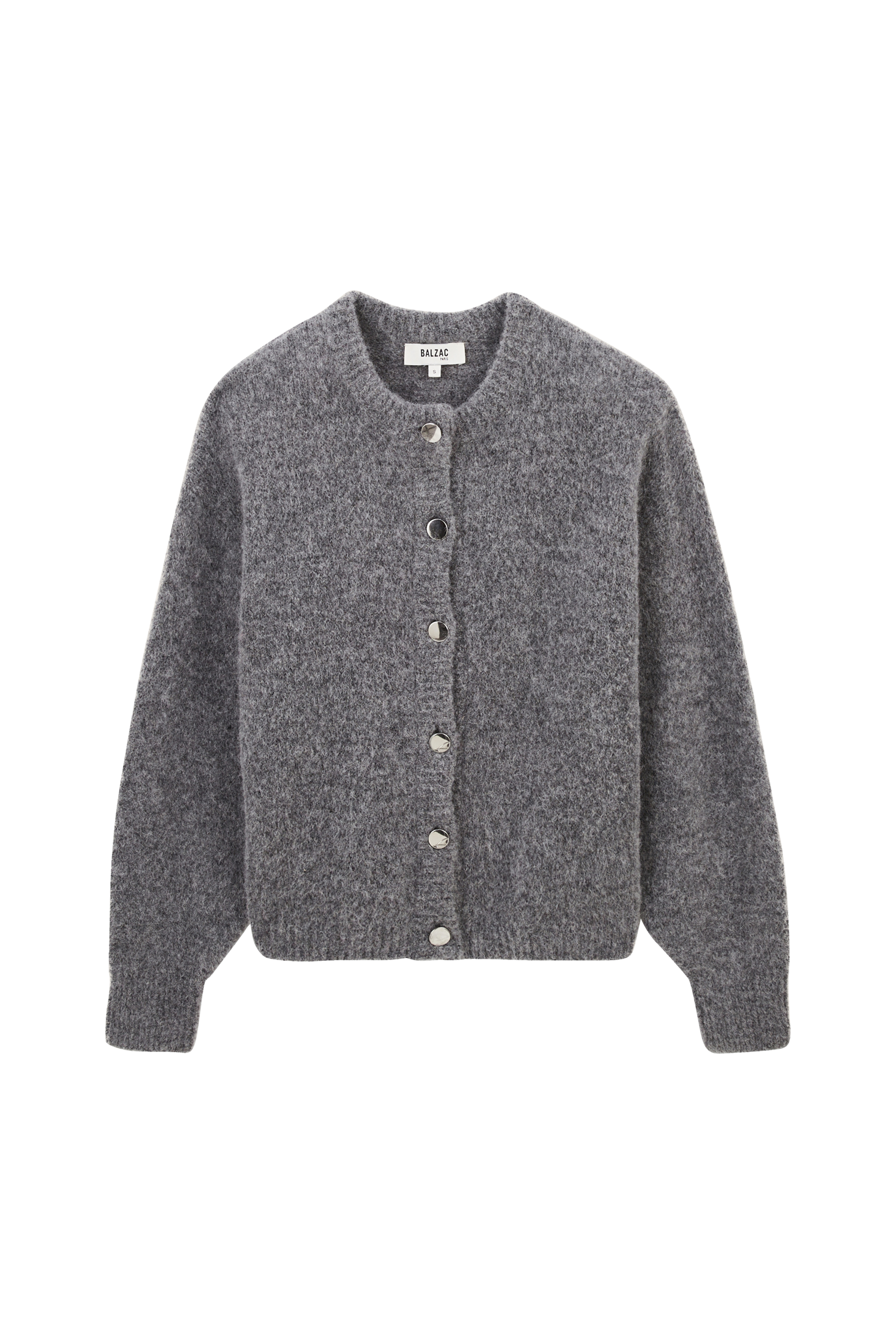 Light gray softness cardigan