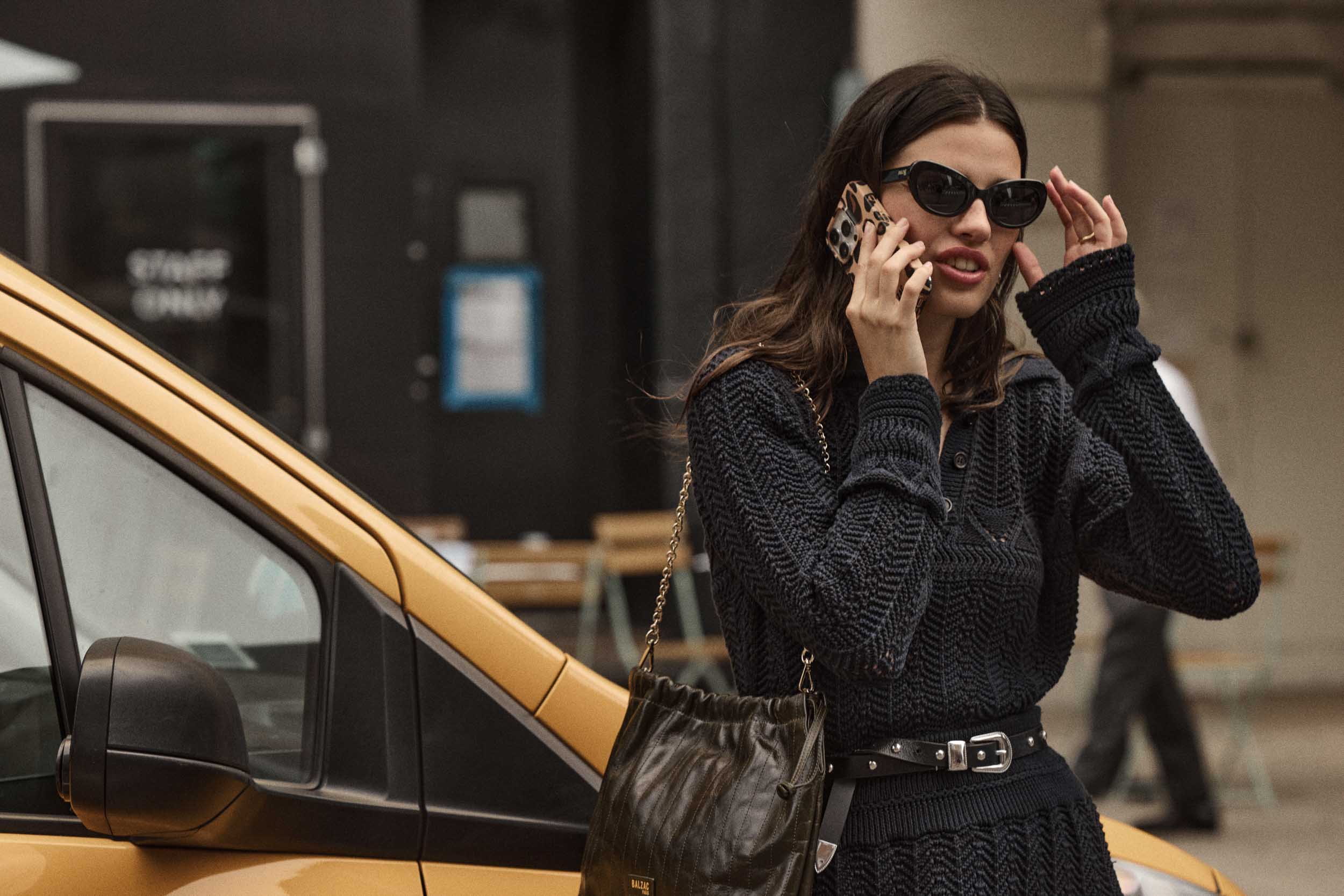 Gwena navy polo shirt