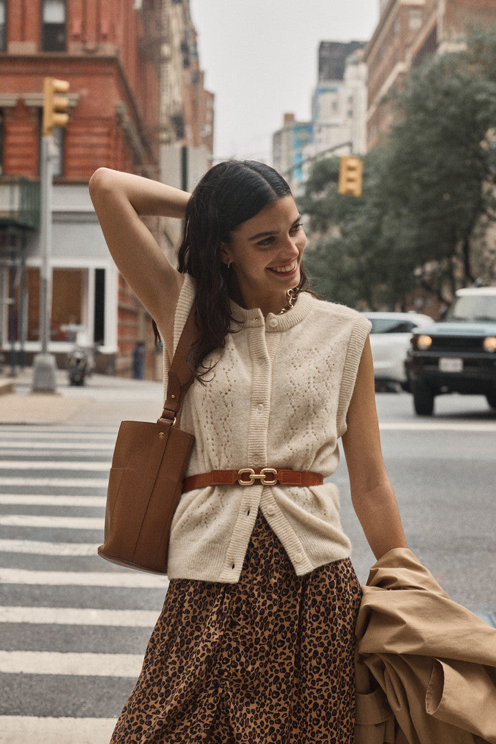 Brooke ecru cardigan