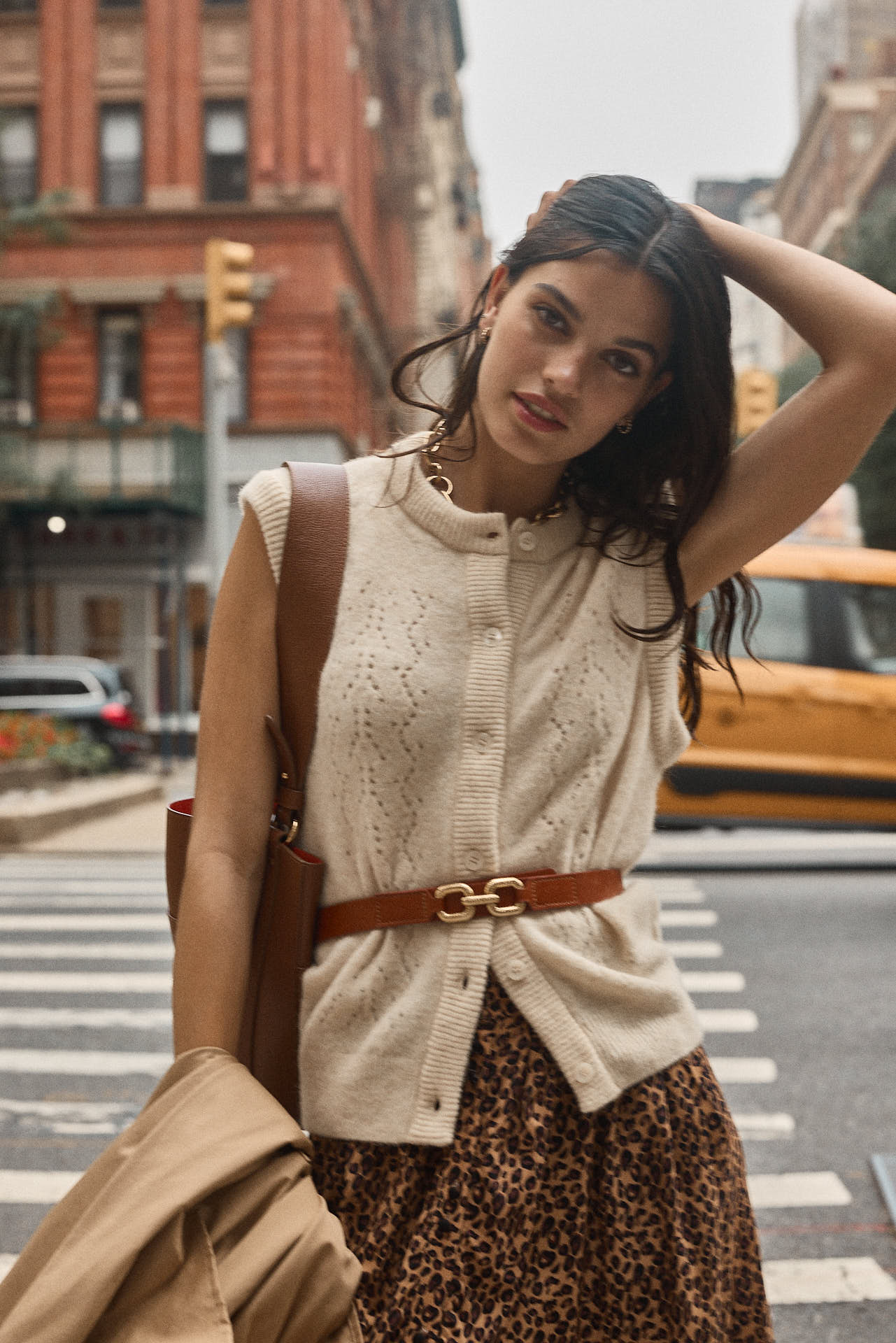 Brooke ecru cardigan